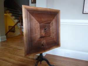 Live Edge square table 1